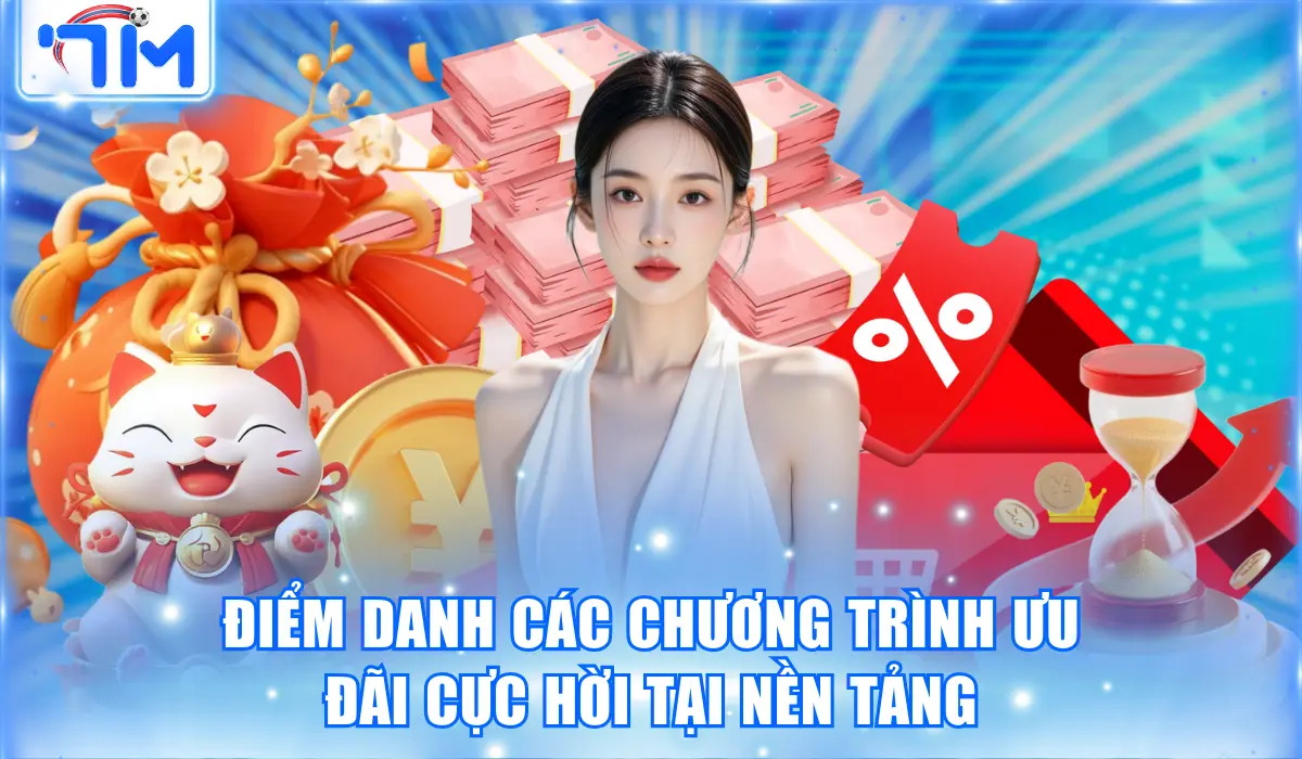 diem danh cac chuong trinh uu dai cuc hoi tai nen tang