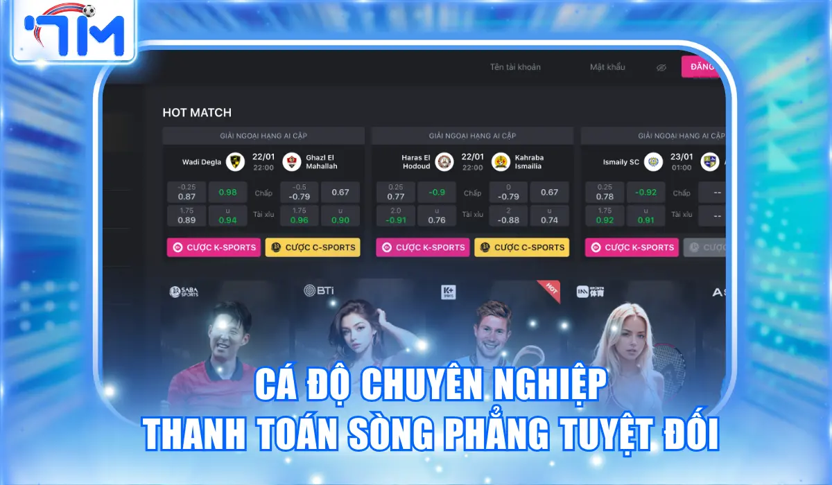 Cá độ chuyên nghiệp, thanh toán sòng phẳng tuyệt đối