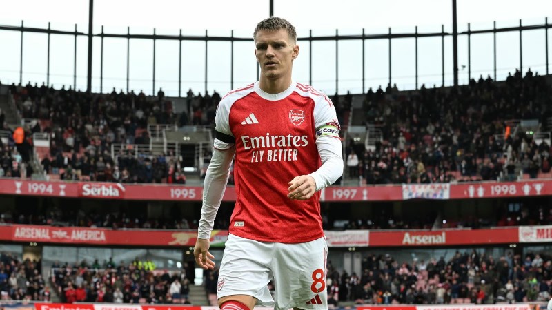 Odegaard là trụ cột trong đội hình của Arsenal