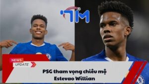 PSG tham vọng chiêu mộ Estevao Willian