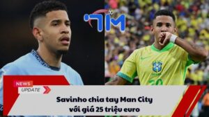Savinho chia tay Man City với giá 25 triệu euro